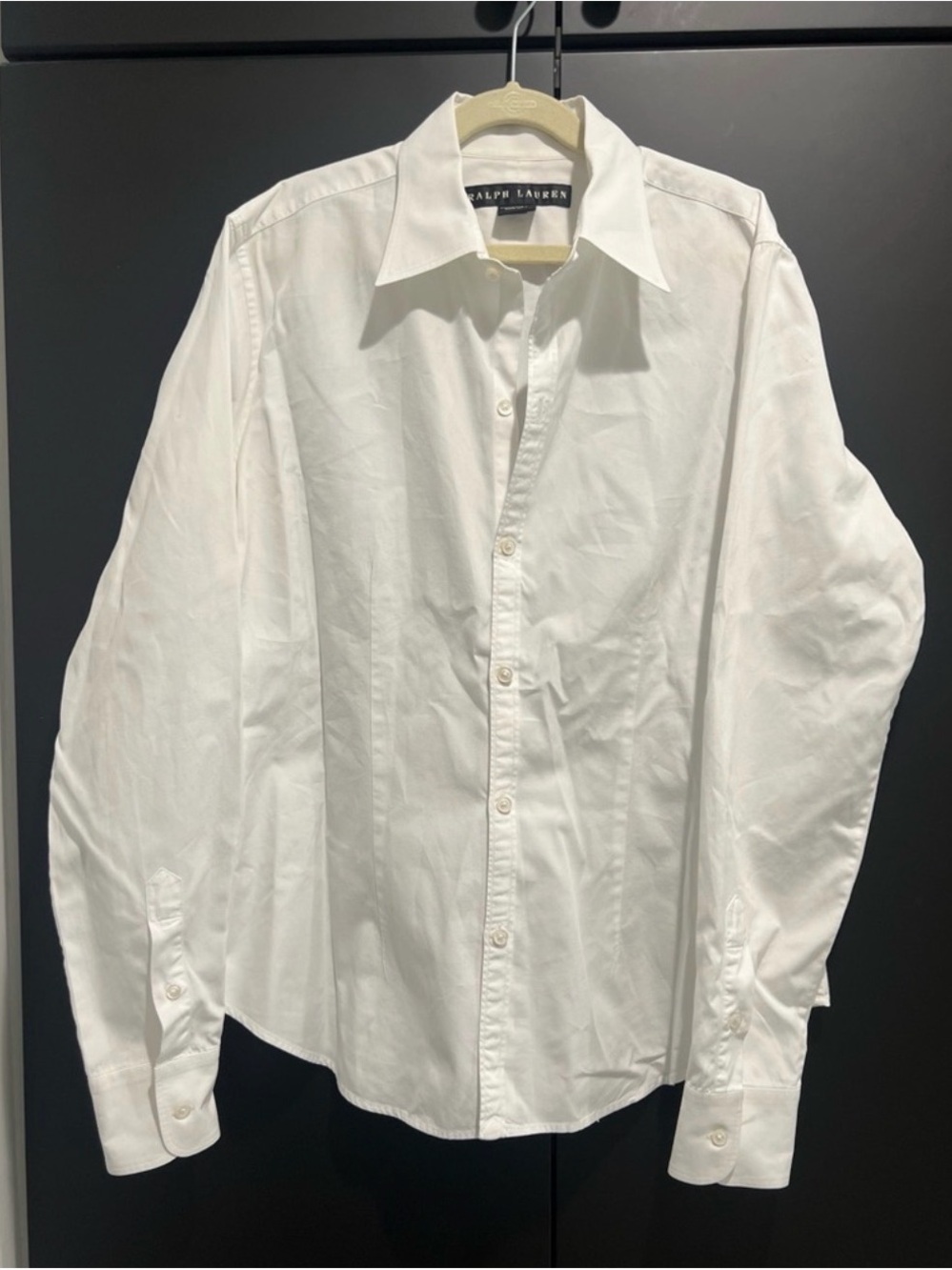 Ralph Lauren Black Label Men's White Cotton Dress Shirt